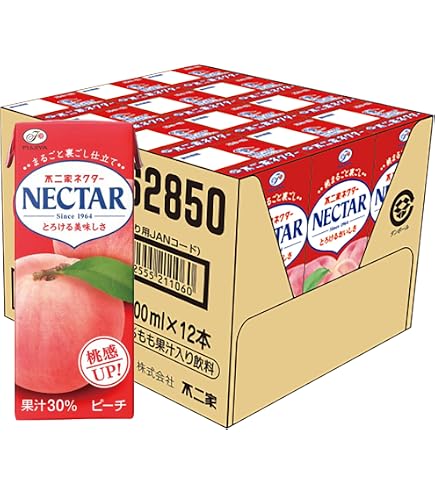 Amazon.co.jp: 紙パック 不二家ネクターピーチ 200ml (5個セット